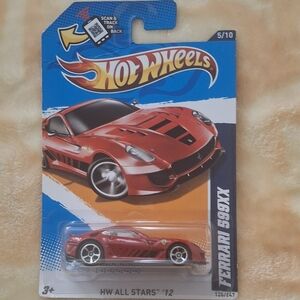 Red Ferrari 599XX Toy Car